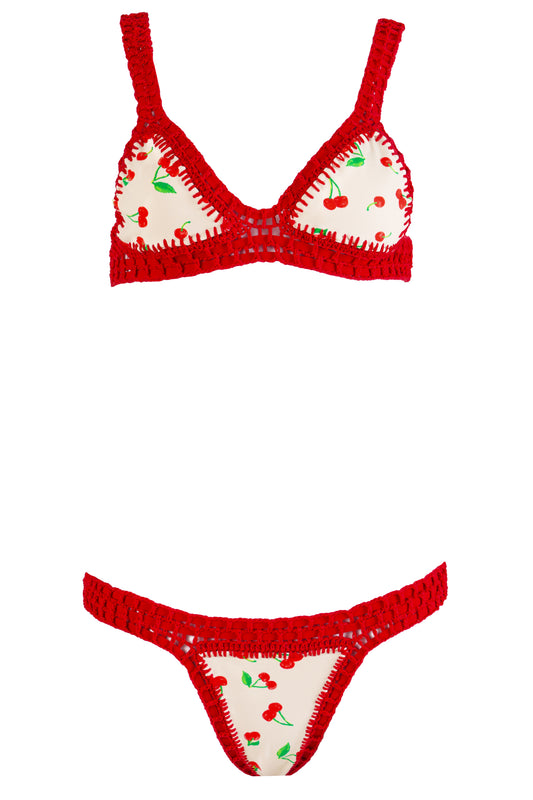 COPACABANA-LYCRA CEREJA