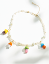Colored Mushrooms Necklace