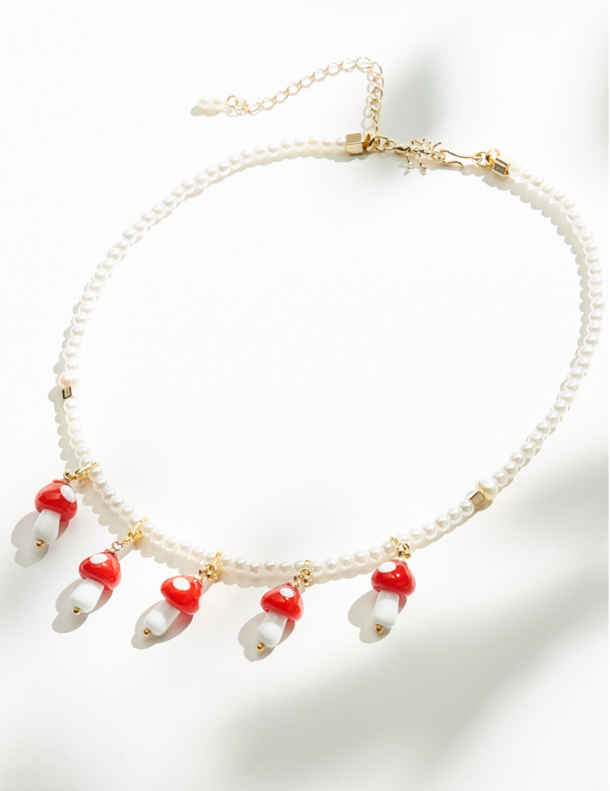 Mushroom Necklace