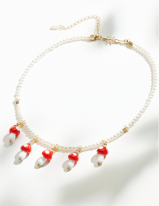Mushroom Necklace