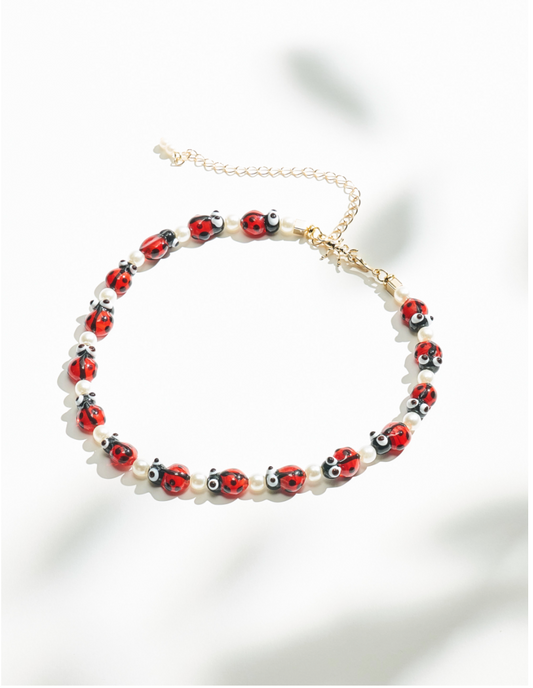 Lady Bug Necklace